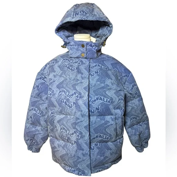 Ahluwalia x
Ganni NWT Printed
Denim Funnel Neck
Puffer Jacket in Sz XS - Picture 5 of 12